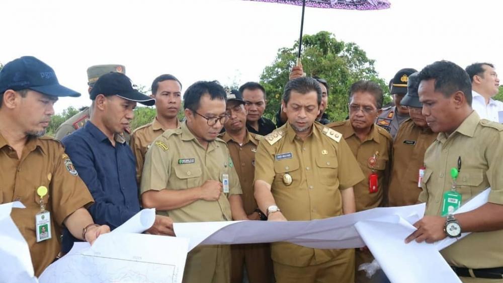 Wagub Tinjau  Lokasi Pembangunan Pabrik Semen di Kutim