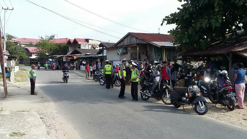 Razia Rutin, Polres Bontang Teken 60 Surat Tilang