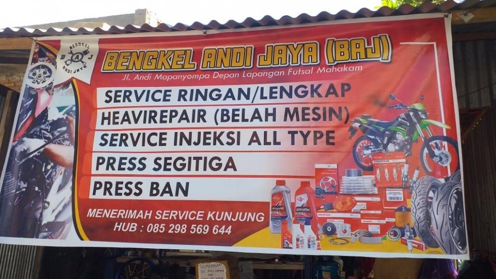 Peduli Musibah Masamba, Bengkel Andi Jaya Buka Perbaikan Motor Gratis