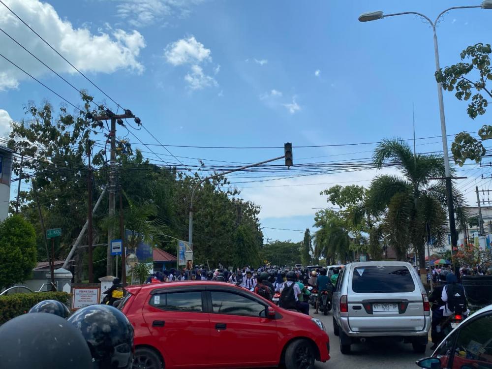 Kemacetan di MT Haryono Bontang, Dishub Akui Kekurangan Personel