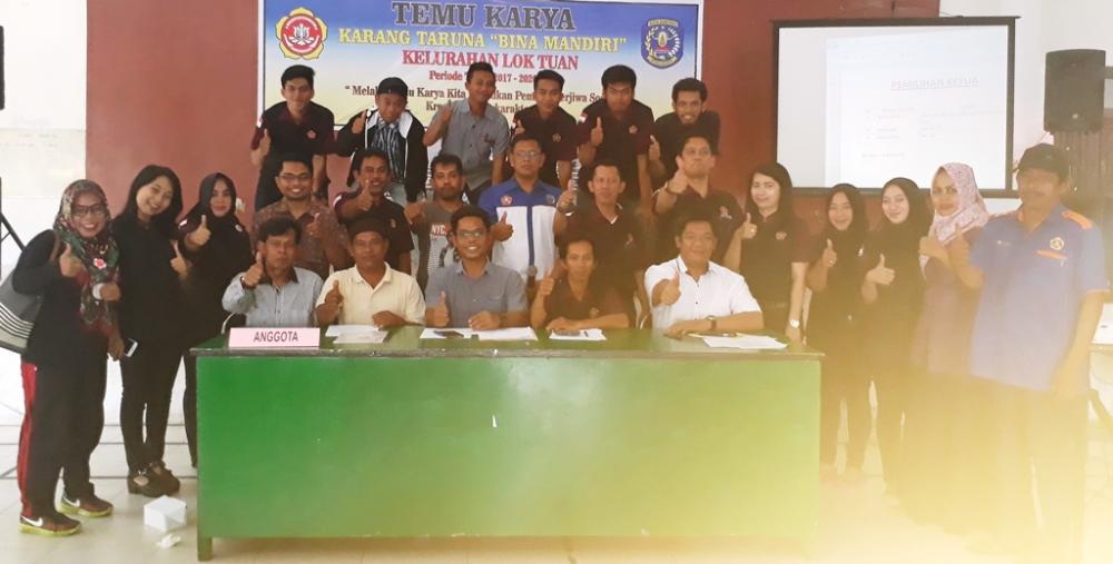 Temu Karya Tetapkan Rahman Nakhoda Baru Karang Taruna Bina Mandiri