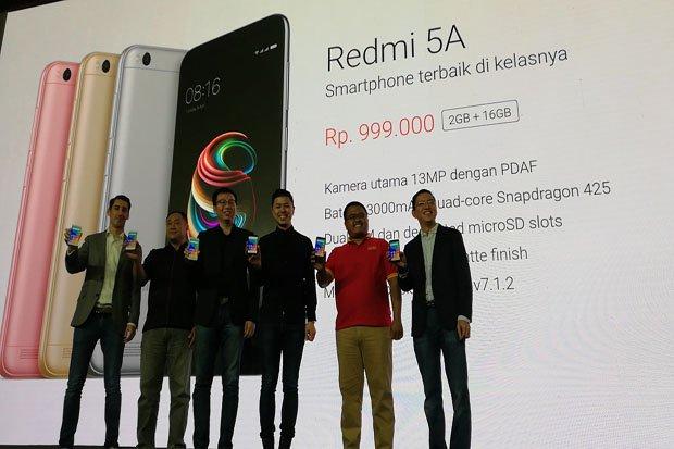 Wow! Kualitas Unggul, Xiaomi Redmi 5A Hanya Dibanderol Rp 999 Ribu 
