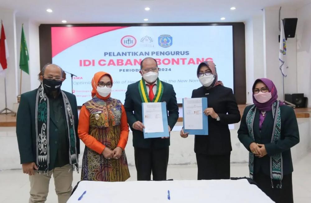 Pengurus IDI Bontang Resmi Dilantik, Wawali Najirah Pesan Maksimalkan Peran