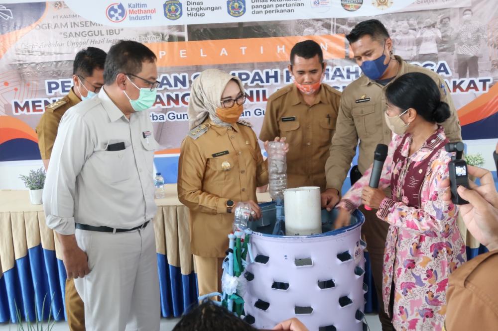 Wawali Najirah Hadiri Pelatihan Pengelolaan Sampah Rumah Tangga di Guntung