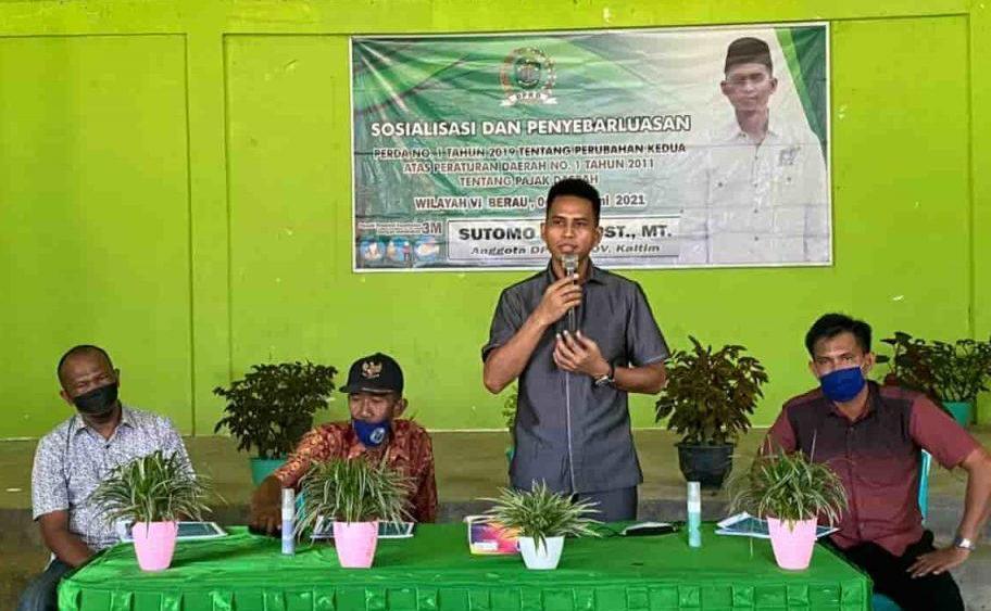 Sutomo Jabir Sosialisasikan Perda Pajak Daerah di Berau