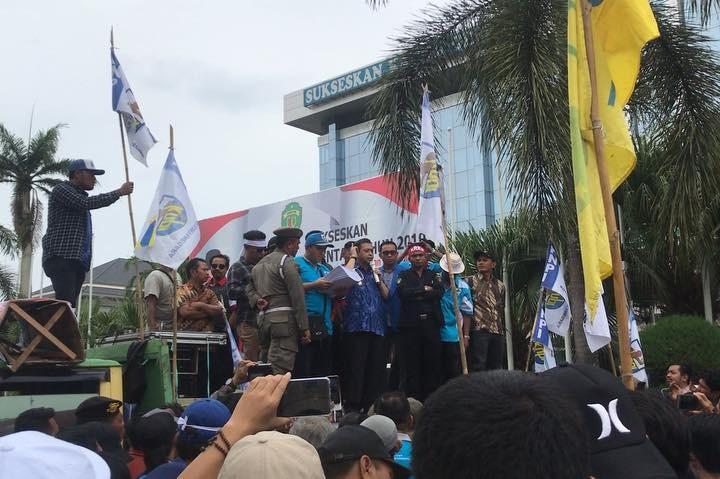 Koalisi Rakyat Kukar Demo Gubernur Kaltim Tuntut Revisi PI Blok Mahakam