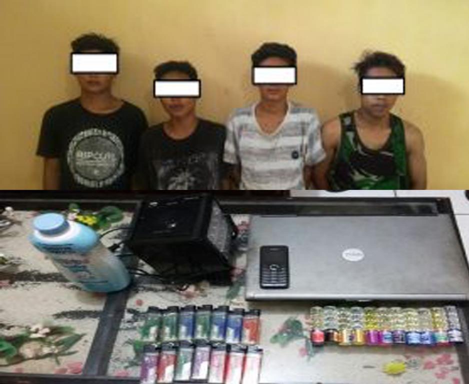 4 Pemuda Pengutil Minimarket Ditangkap Polisi