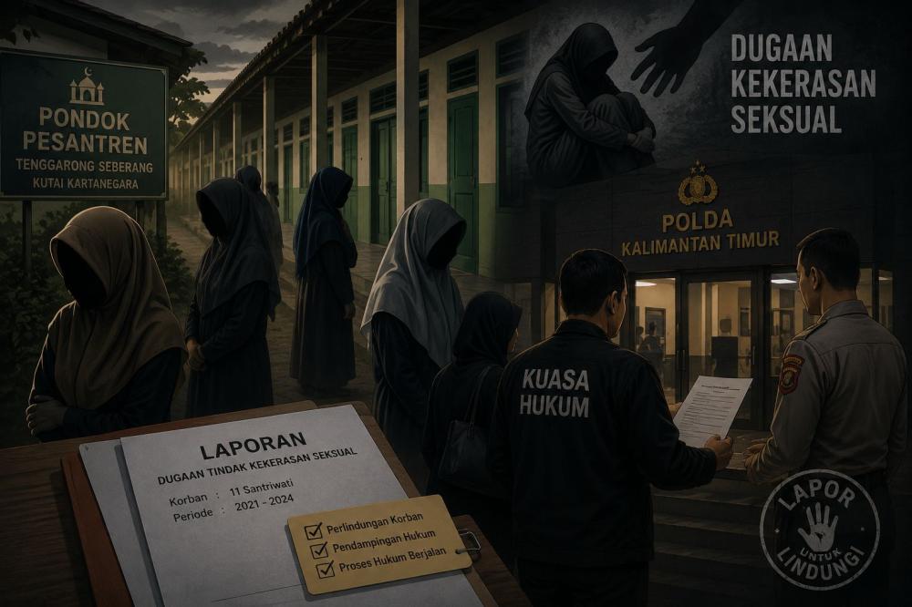 Dugaan Kekerasan Seksual di Ponpes Tenggarong Seberang, 11 Santriwati Lapor Polisi