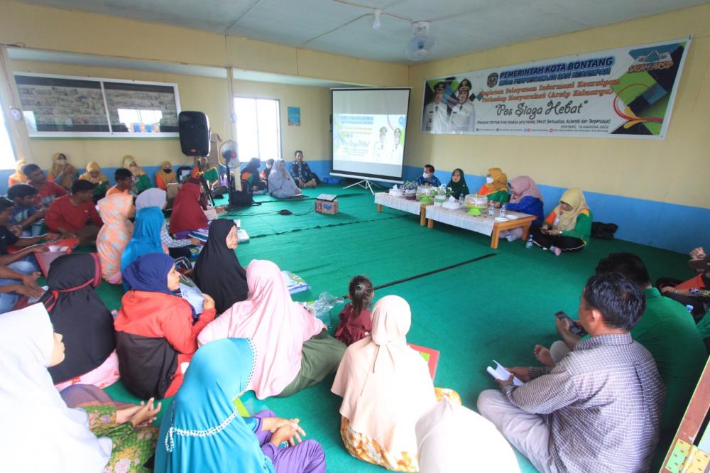 DPK Bontang Sosialisasikan Pos Siaga Hebat ke Masyarakat Malahing