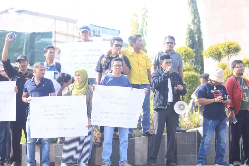 Wartawan Bone Kutuk Tindakan Represif Polisi Terhadap Jurnalis