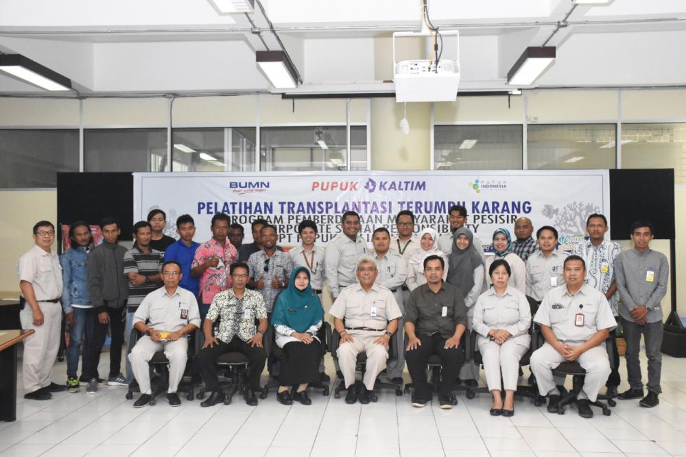 Pupuk Kaltim Beri Pelatihan Transplantasi Terumbu Karang ke Warga Pesisir