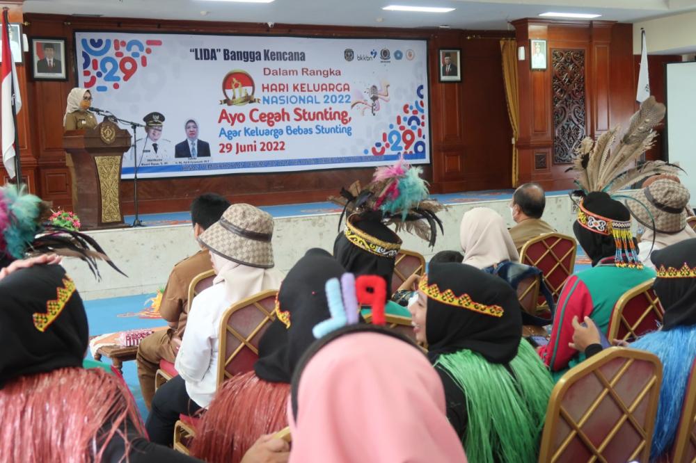 Wawali Bontang Hadiri Peringatan Harganas 2022, Ajak Stake Holder Tekan Stunting 