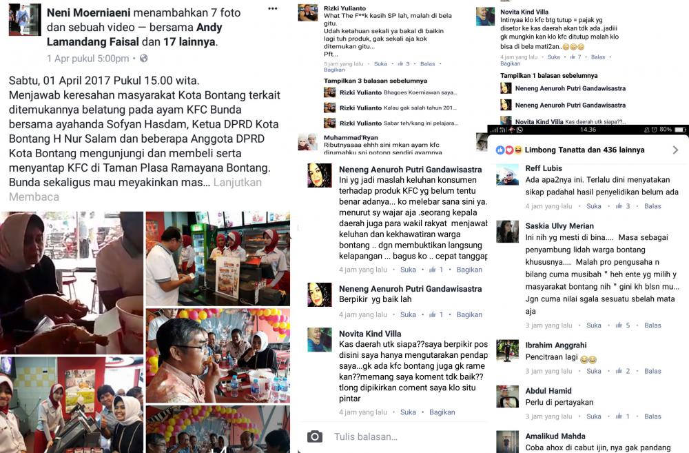 Update Status Setelah Sidak KFC,  Akun Facebook Wali Kota Dibanjiri Cuapan Netizen 