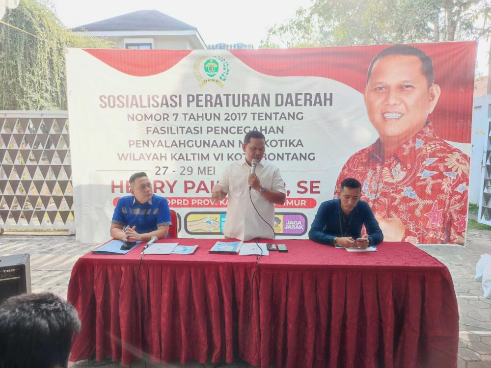 Lagi, Henry Pailan Gelar Sosialisasi Perda Pencegahan Penyalahgunaan Narkotika