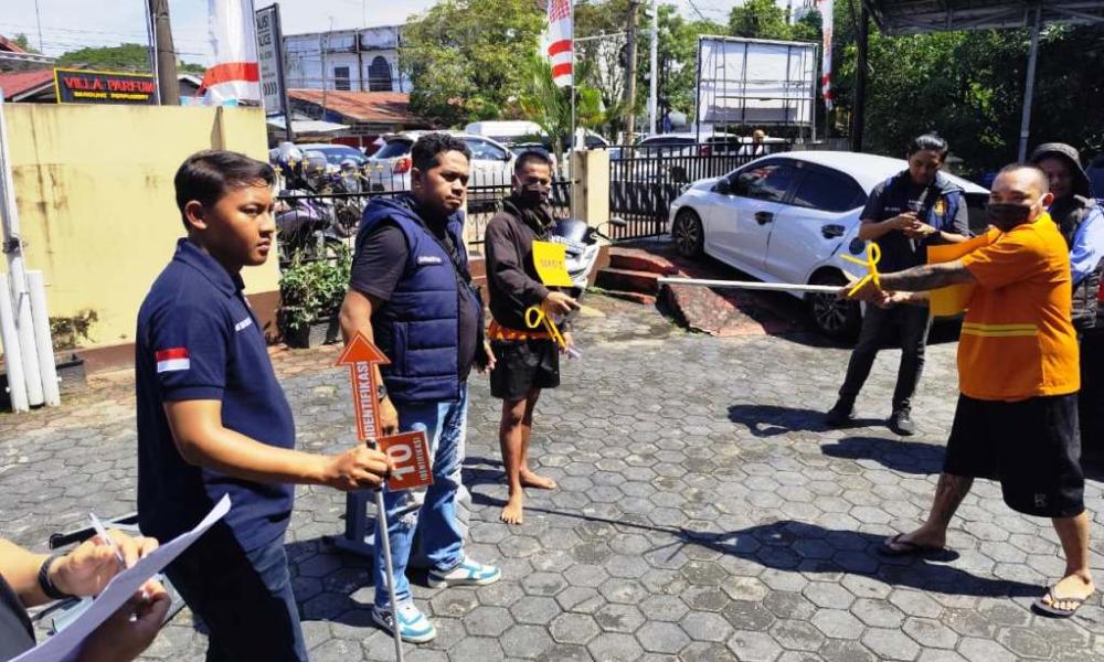 Rekonstruksi Duel Maut Pasar Sepinggan: Bermula Dendam Tuduhan Sabu 