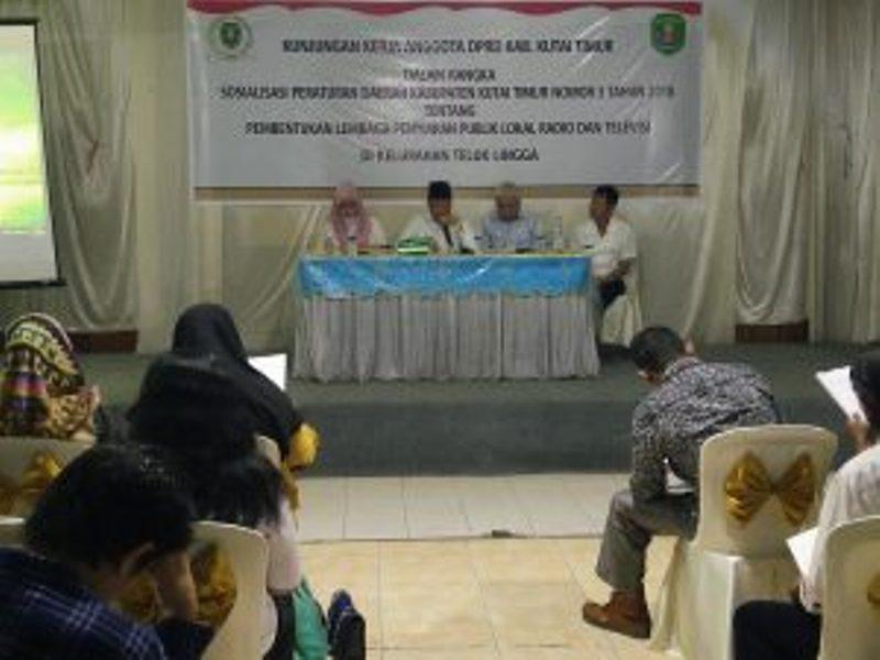 Perda LPPL Radio dan TV Disosialisasikan di Teluk Lingga