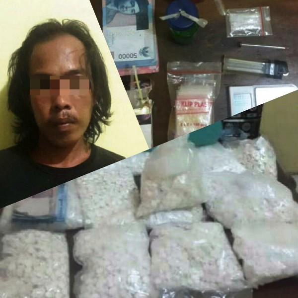 12 Ribu Dobel L dan Sabu Gagal Edar, Pelaku Diringkus di Base Camp Perusahaan Sawit