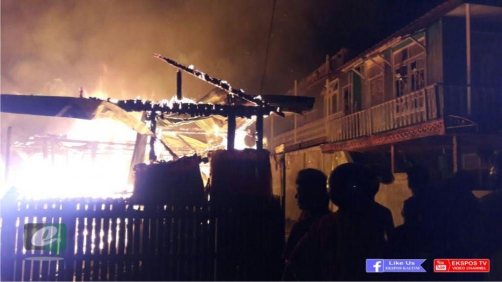 Rumah Barak yang Dilalap Api di Kutim, Milik Pekerja Pupuk Kaltim Bontang