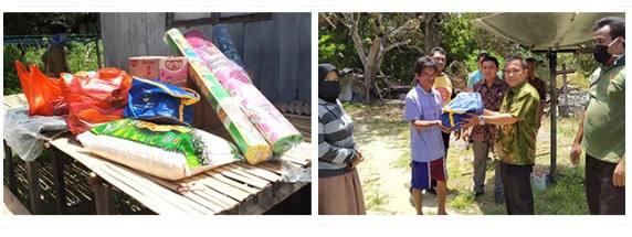 DSPM Bontang Salurkan Bantuan ke Korban Kebakaran di Bontang Lestari, Ini Detailnya