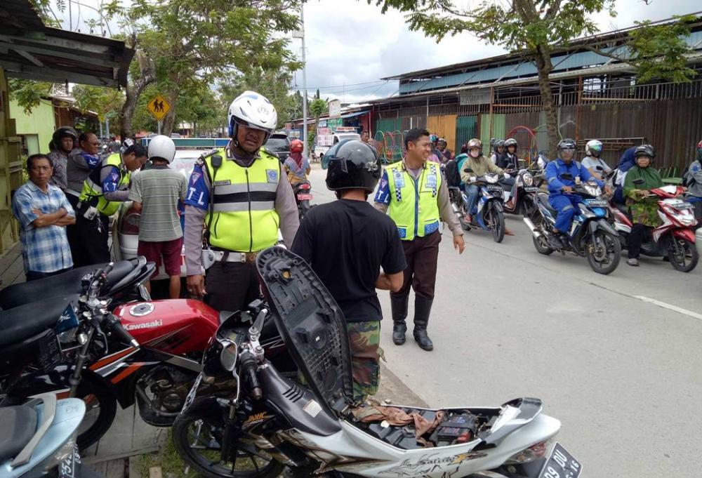 Tekan Angka Kecelakaan, Satlantas Polres Bontang Gencarkan Razia 