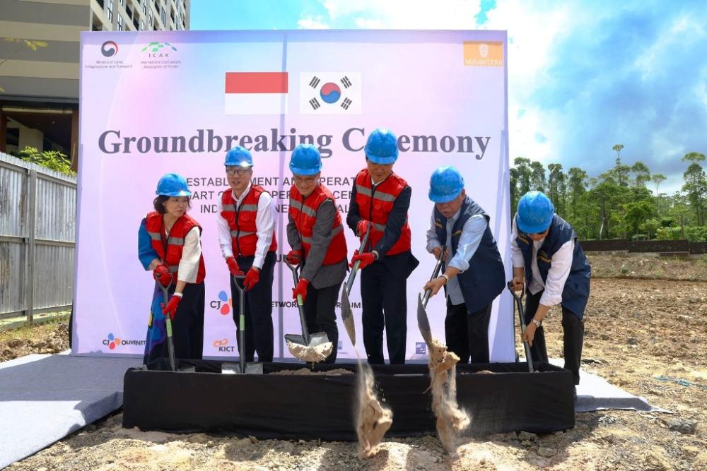 IKN dan Korea Selatan Groundbreaking Pusat Kota Cerdas Senilai Rp115,94 Miliar