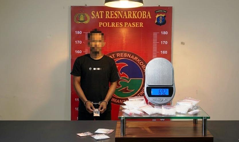 Kembali Beraksi, Tim Elang Polres Paser Gagalkan Peredaran 62 Paket Sabu