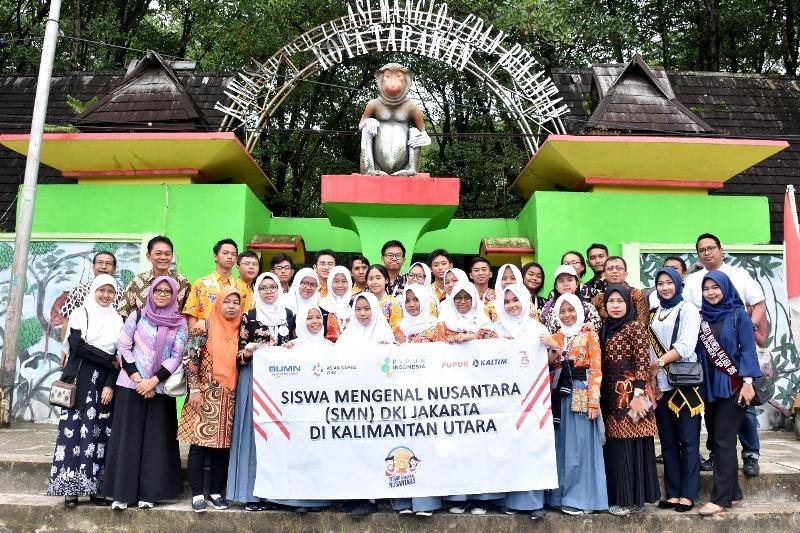 Pupuk Kaltim dan Pupuk Indonesia Ajak 23 Siswa Keliling Kalimantan Utara