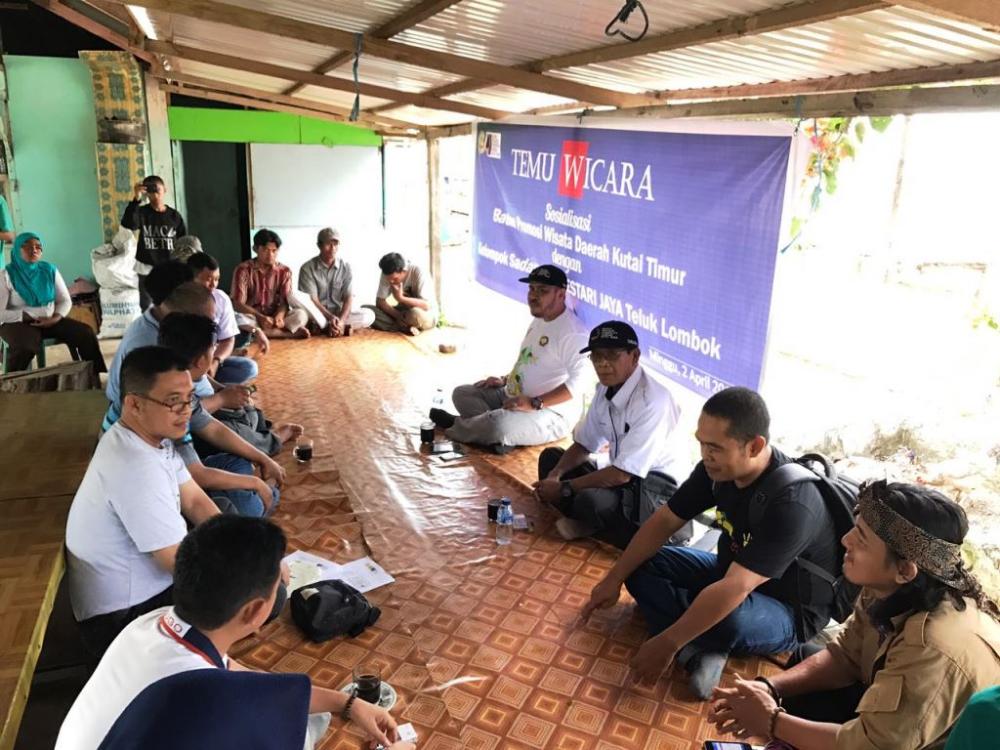  BPPD Kutim Gelar Sosialisasi Sadar Wisata dan Penanaman Pohon