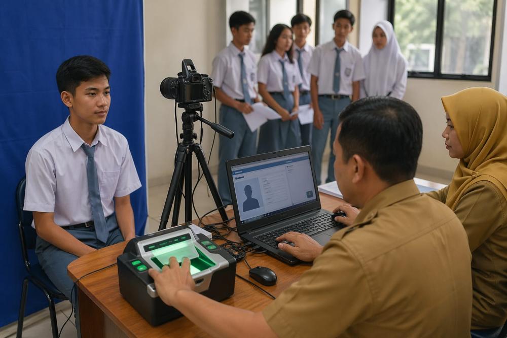 Nggak Ikut Rekam KTP di Sekolah? Tetap Bisa Urus di Dukcapil & Kecamatan