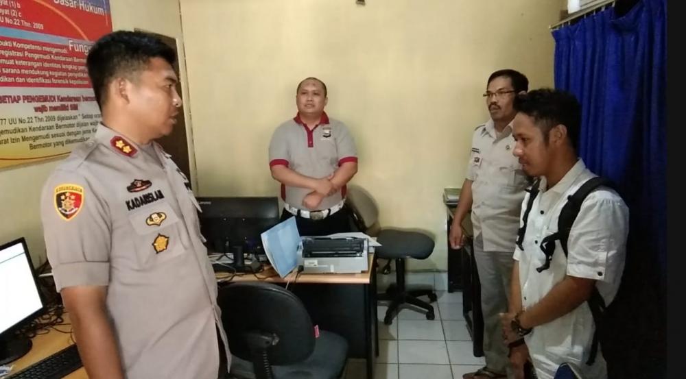 Kapolres Bone Sidak Pelayanan SIM Satlantas