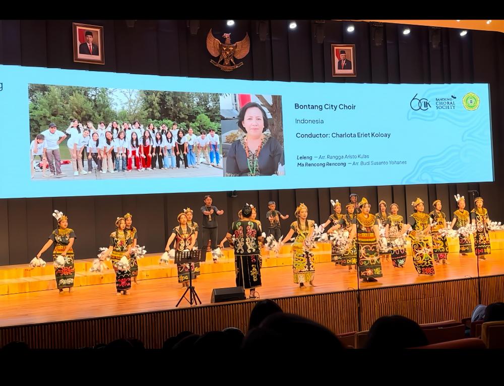 Disdikbud Bontang Dukung Bocicho di International Bandung Choral Festival 2024