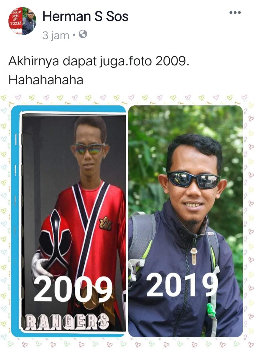 Warga Bone Demam #10YearChallenge di Facebook