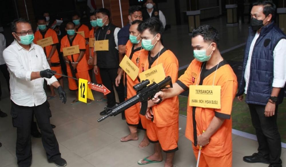 Detik-Detik Tewasnya Tiga Polisi Katingan, 10 Tersangka Peragakan 20 Adegan