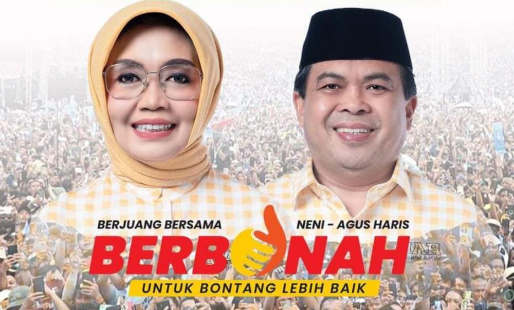 Neni-Agus Daftar ke KPU Esok, 4000 Simpatisan Menemani