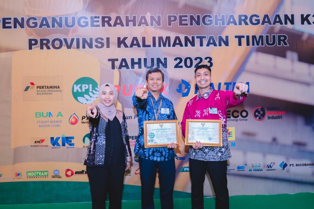 Komitmen Jaga Lingkungan Kerja Aman, PKT Borong Tiga Penghargaan Dari Pemprov Kaltim