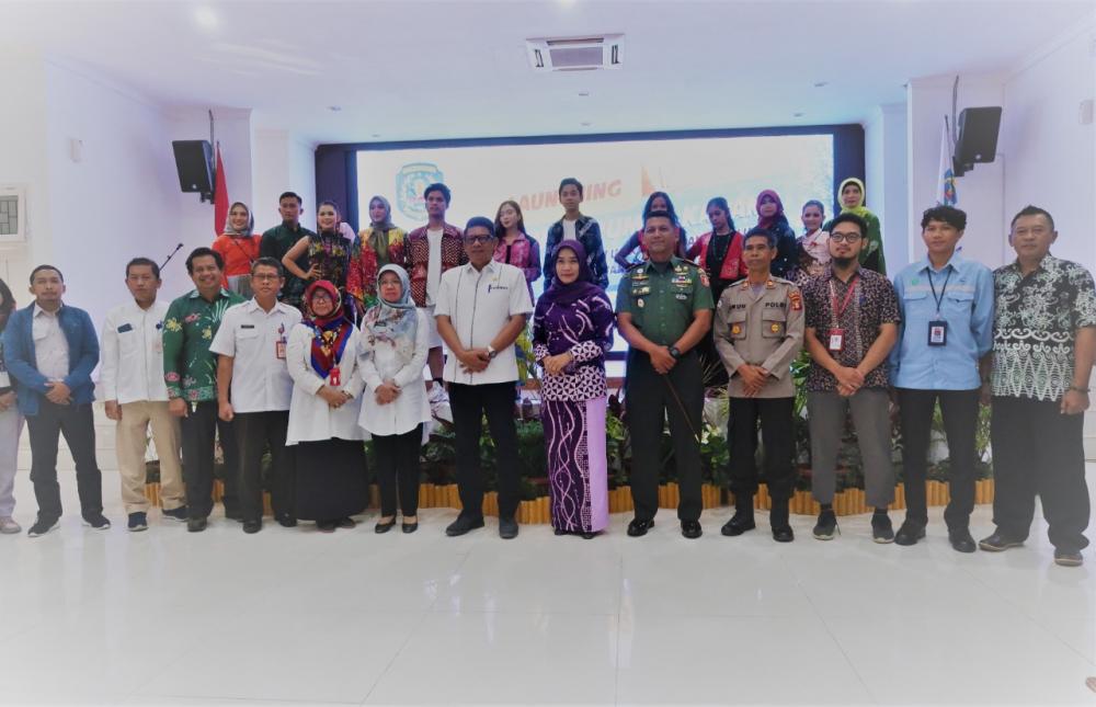 Wali Kota Basri Launching Batik Terumbu Karang