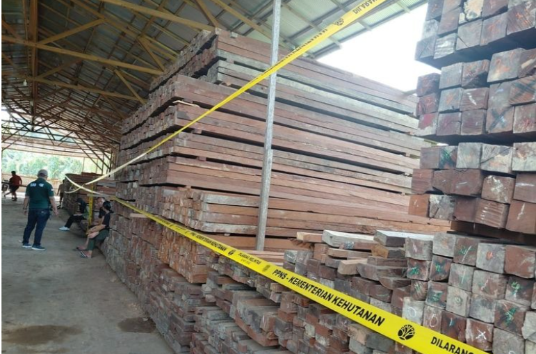Cukong 140 Kubik Ulin Ilegal Samarinda Diadili, Aktor Besar Diburu