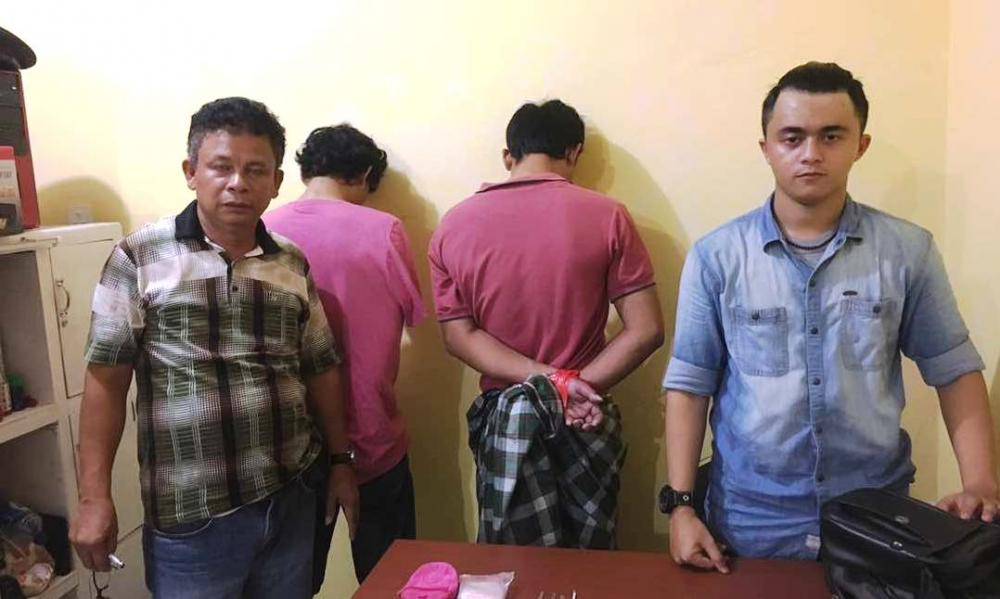 Simpan Tujuh Poket Sabu, Dua Pengedar di Bontang Selatan Diringkus 