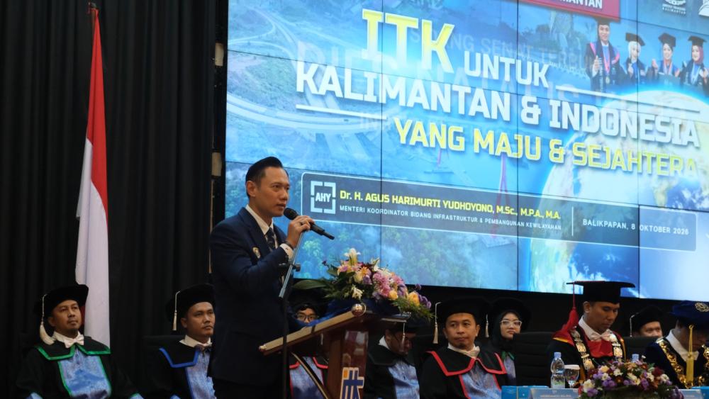 Di Dies Natalis ITK, AHY Soroti SDM STEM Indonesia Baru 20 Persen, Tertinggal dari Malaysia