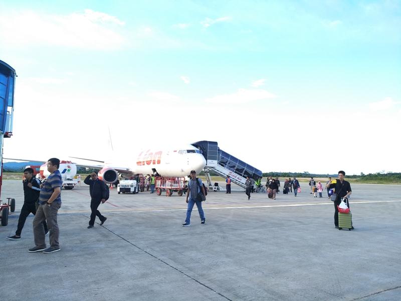 Penumpang Bandara APT Pranoto Samarinda Capai Tiga Ribu per Hari