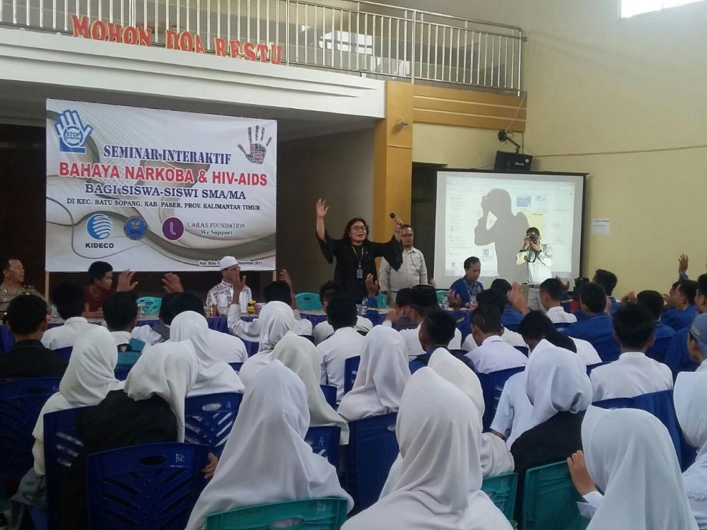 BNNP Kaltim Gandeng PT Kideco Jaya Cegah Narkoba dan HIV/AIDS di Kalangan Pelajar