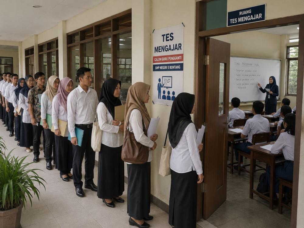 494 Pelamar Rebut 65 Formasi Guru Pengganti di Bontang