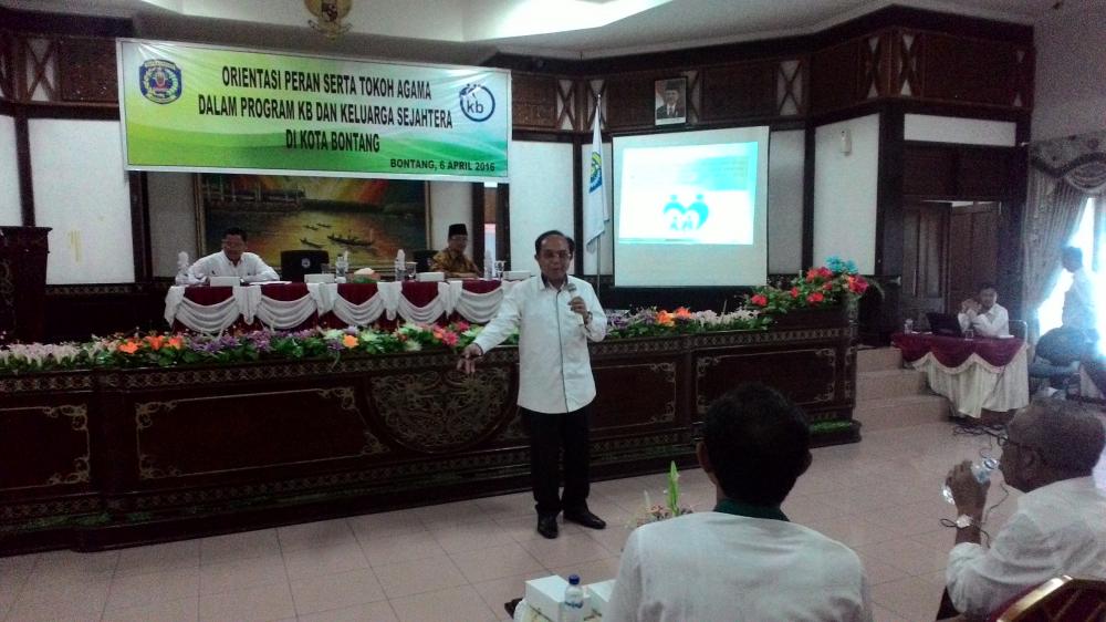 BPPKB BONTANG HARAPKAN PERAN SERTA TOKOH AGAMA WUJUDKAN PROGRAM KB