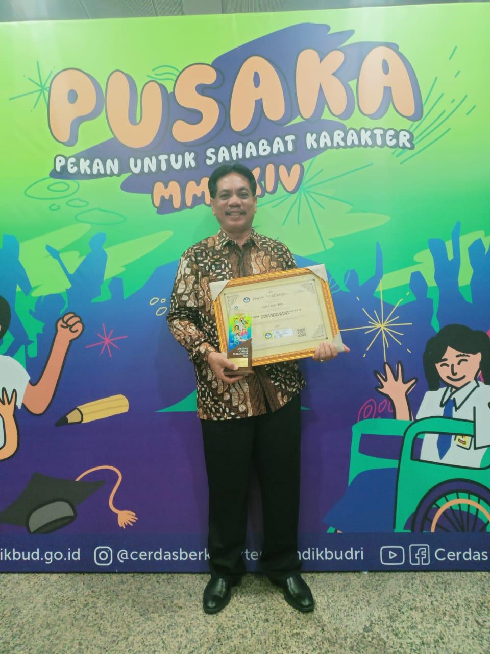 Bontang Raih Penghargaan Kota Cerdas Berkarakter dari Kemendikbudristek