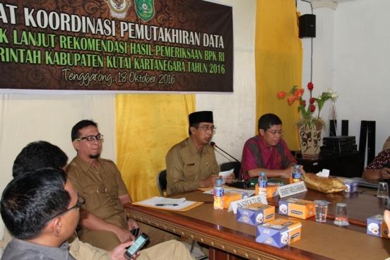 Pemkab Kukar Gelar Rakor Pemutakhiran Data Hasil Pemeriksaan BPK 