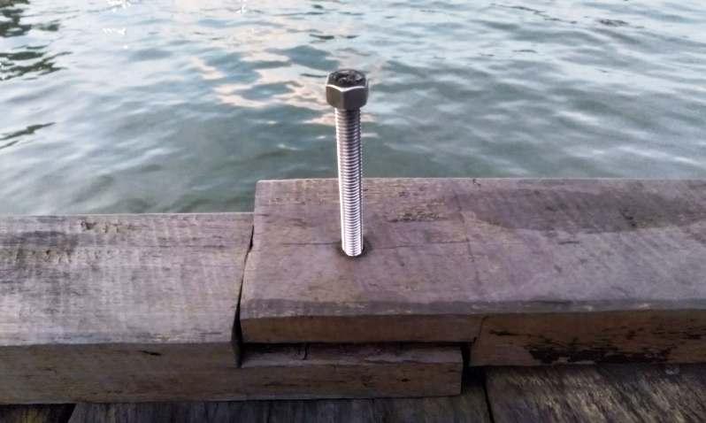 Bahaya Mengintai di Bontang Kuala, Mur Jembatan Banyak yang Raib
