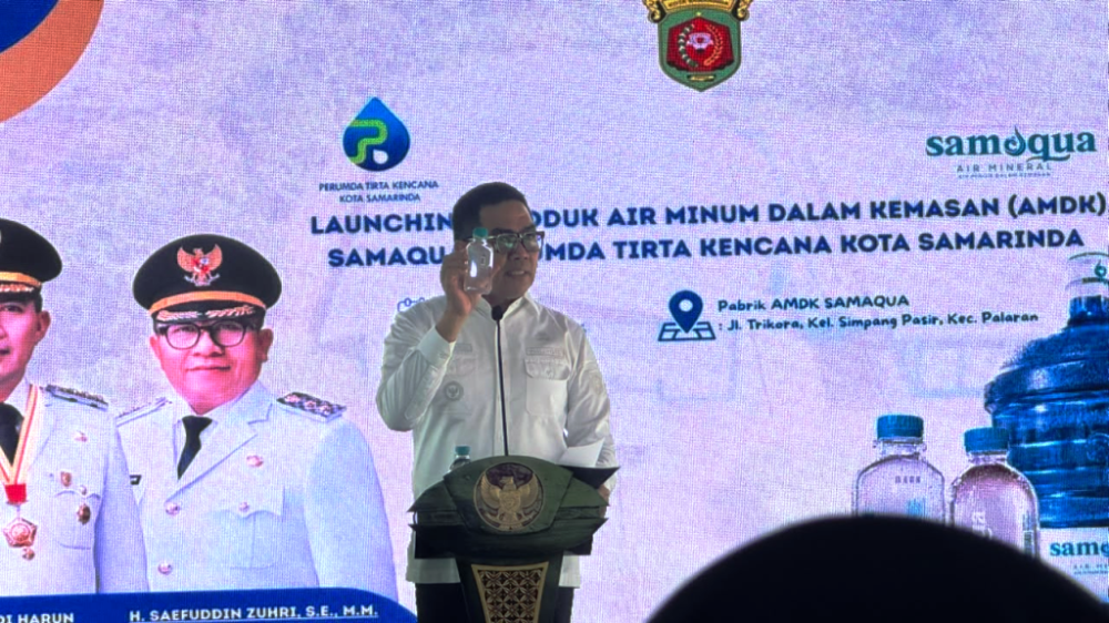 Samaqua, Air Minum Baru Andalan Samarinda Resmi Diluncurkan