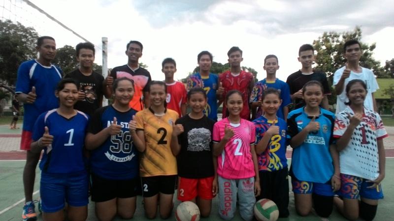 JELANG POPDA, CLUB VOLI BONTANG JUNIOR MASIH TERKATUNG-KATUNG DALAM LATIHAN