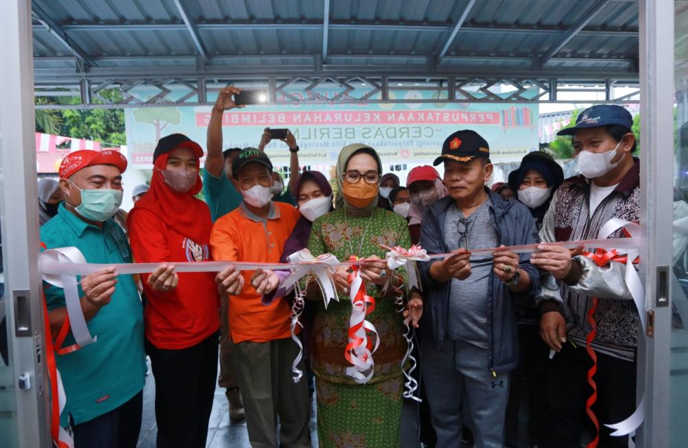 Galakkan Minat Baca, Najirah Resmikan Kampung Ekspresi di Bontang