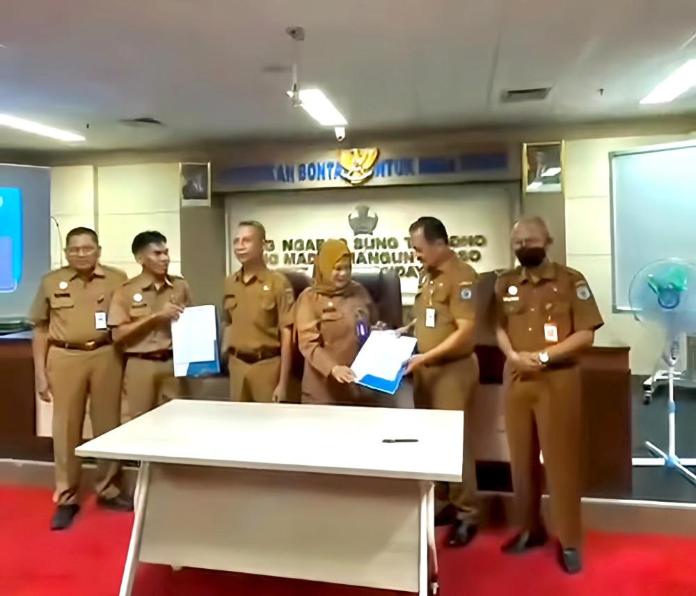 Disdikbud Bontang Resmi Gelar Sertijab Eselon, Enam Pejabat Isi Formasi Baru